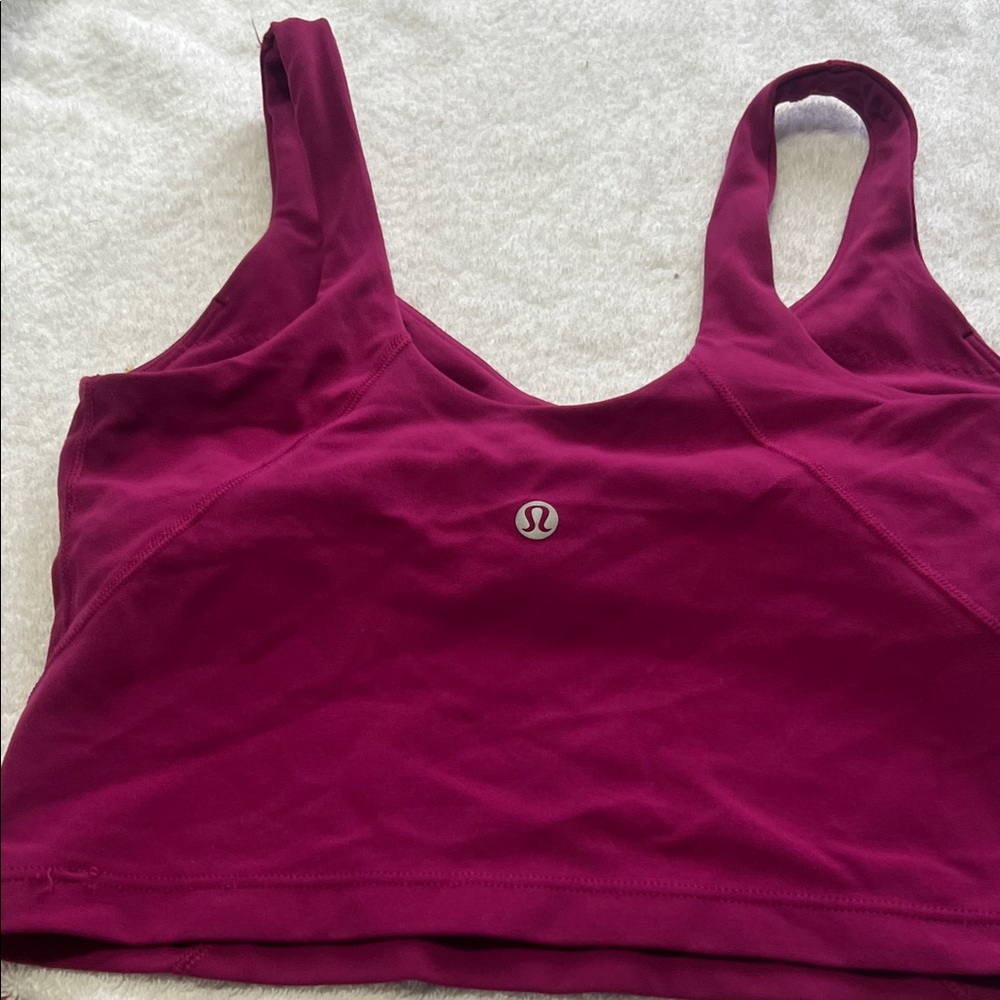 lululemon athletica Deep Magenta Supportive Sports Bra Tank